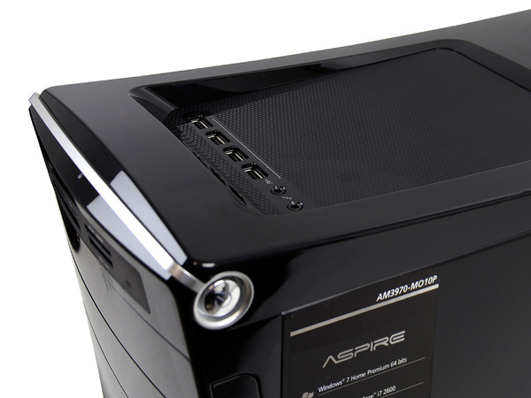 Computadora Acer Aspire M3970-MO10P:
Procesador Intel Core i7-2600 (3.4 GHz),
Memoria de 8GB DDR3, D.D. de 2TB,
Video Radeon HD 6450, SuperMulti DVD±RW DL, 
Windows 7 Home Premium (64 bits),
No Incluye Monitor
