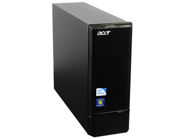 Mini Computadora Acer Aspire AX3810-B1041,
Procesador Pentium Dual Core E5400 (2.7 GHz),
Memoria 4 GB DDR3,
D.D. de  500GB SATA, DVD±R/RW,
Red,  HDMI , Windows 7 Home Premium 64
Monitor LCD Widescreen de 20