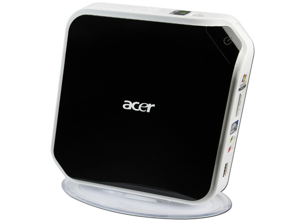 Mini Computadora Acer Aspire AR1600-B9068,
Procesador  Intel Atom N230 (1.6GHz),
Memoria 1 GB DDR2, D.D. de 160GB SATA,
Video NVIDIA ION,
Red, HDMI, Windows 7 Starter (32 Bits)
Monitor LCD 15.6