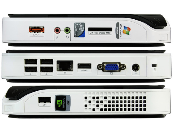 Mini Computadora Acer Aspire AR1600-B9068,
Procesador  Intel Atom N230 (1.6GHz),
Memoria 1 GB DDR2, D.D. de 160GB SATA,
Video NVIDIA ION,
Red, HDMI, Windows 7 Starter (32 Bits)
Monitor LCD 15.6