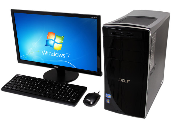 Computadora Acer Aspire M3970-MT20P,
Procesador Intel Core i5 2300 (2.8 GHz),
Memoria 6GB DDR3, D.D. de  1TB,
Video Intel HD Graphics 2000,
SuperMulti DVD±R/RW DL, Red,
Windows 7 Home Premium (64 Bits),
Monitor Widescreen LCD de 21.5