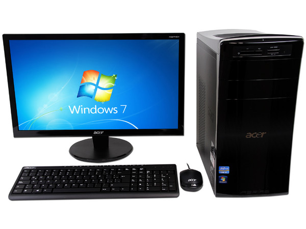 Computadora Acer Aspire M3970-MT20P,
Procesador Intel Core i5 2300 (2.8 GHz),
Memoria 6GB DDR3, D.D. de  1TB,
Video Intel HD Graphics 2000,
SuperMulti DVD±R/RW DL, Red,
Windows 7 Home Premium (64 Bits),
Monitor Widescreen LCD de 21.5