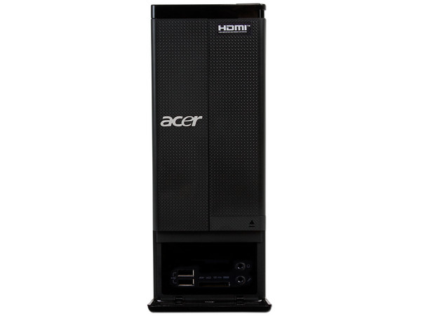 Mini Computadora Acer Aspire AX1930-MO10B,
Procesador Intel Pentium G630 (2.70 GHz),
Memoria 2GB DDR3, D.D. de 500GB,
Video Intel HD Graphics, SuperMulti DVD±R/RW, Red,
Windows 7 Home Basic (64 bits),
Monitor LCD Widescreen de 20