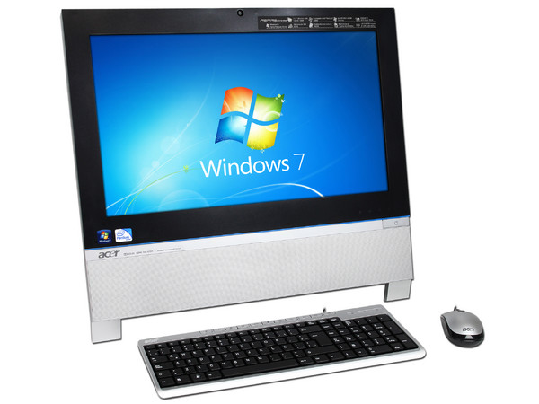 Computadora Acer Veriton All-in-one (AZ3730-MR20P),
Procesador Intel Pentium Dual-Core E5800 (3.2GHz),
Memoria 3GB DDR3, D.D. de 500GB,
Red 802.11b/g/n, DVD±R/RW DL,
Windows 7 Premium (64 bits),
Pantalla LCD Full HD de 21.5