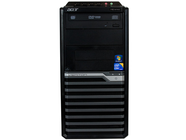 Computadora Acer Veriton M680G-50053,
Procesador Intel Core i5-650M (3.2GHz),
Memoria de 4GB DDR3,
D.D. de 640GB SATA, SuperMulti DVD±R/RW,
Red, Windows 7 Professional (32 bit),
No Incluye Monitor.