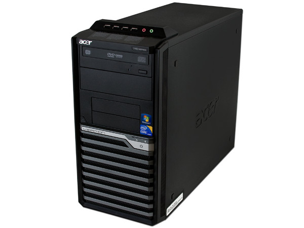 Computadora Acer Veriton M680G-50053,
Procesador Intel Core i5-650M (3.2GHz),
Memoria de 4GB DDR3,
D.D. de 640GB SATA, SuperMulti DVD±R/RW,
Red, Windows 7 Professional (32 bit),
No Incluye Monitor.