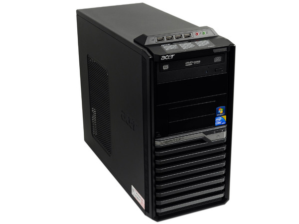 Computadora Acer Veriton VM680G,
Procesador Intel Core i5-650 (3.20GHz),
Memoria 3GB DDR3,
D.D. de 500GB, DVD±R/RW DL,
Red, Windows 7 Professional (64 Bits),
No Incluye Monitor.