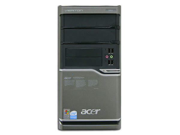 Computadora Acer Veriton 6800 P8201,
Procesador Intel Pentium D 820 a 2.8 GHz,
Memoria de 512MB DDR2, Disco Duro de 80GB, 
DVD-RW de 8X, Tarjeta de Red Gigabit,
Windows XP Profesional.
Sin Monitor.
