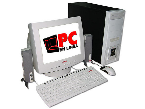Computadora Alaska PC en Línea con Procesador AMD XP 2000+, 128Mb en RAM, D.D. 40GB, CD-ROM 52X, Monitor 15pds SVGA, Modem56k, Red 10/100, Video 3D, Bocinas, Teclado y Mouse.