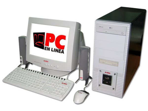 Computadora Alaska PC en Línea con Procesador AMD XP 2000+, 128Mb en RAM, D.D. 40GB, CD-ROM 52X, Monitor 15pds SVGA, Modem56k, Red 10/100, Video 3D, Bocinas, Teclado y Mouse.