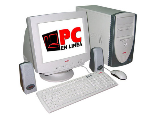 Computadora Alaska PC en Línea,
Procesador Intel Celeron a 1.7GHZ,
128Mb en RAM, D.D. 40GB, CD-Rom 56x,
Monitor 15pds SVGA, Modem56k, Red 10/100,
Video 3D, Bocinas, Teclado y Mouse, Windows XP Home.