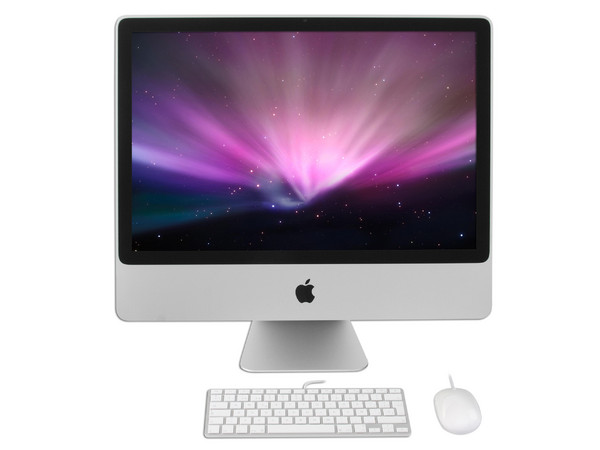 Computadora Apple iMac,
Procesador Intel Core 2 Duo (3.06 GHz);
Memoria 4GB DDR3, D.D. de 1TB SATA,
Webcam iSight, Bocinas incorporadas,
Red 802.11n, S.O. Mac OS X e iLife,
Monitor LCD Wide de 24