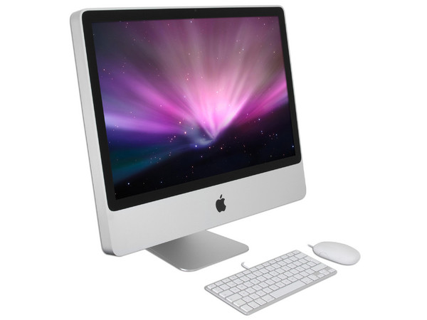 Computadora Apple iMac,
Procesador Intel Core 2 Duo (3.06 GHz);
Memoria 4GB DDR3, D.D. de 1TB SATA,
Webcam iSight, Bocinas incorporadas,
Red 802.11n, S.O. Mac OS X e iLife,
Monitor LCD Wide de 24