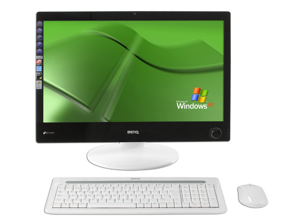 Computadora Monitor BenQ nScreen i221,
Procesador AMD Sempron 210U (1.5 GHz),
Memoria 1GB DDR2, D.D. de 160GB SATA,
Webcam 1.3M, Teléfono (VoIP),
Red 802.11b/g, Windows XP Home Edition,
Monitor LCD Wide de 21.5