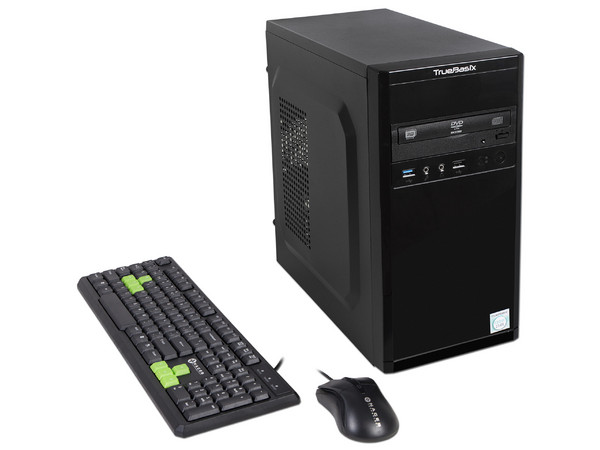 Computadora PCEL: 
Procesador Intel Celeron J1800 (hasta 2.58 GHz), 
Memoria de 4GB DDR3, 
Disco Duro de 1TB,
Video Intel HD Graphics, 
Unidad Óptica DVD±R/RW, 
No incluye Sistema Operativo, 
Incluye Teclado y Mouse.