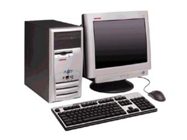 Computadora EVO D310, P4 a 1.8GHZ, 40GB, 128MB, 48X, LAN y WinXP Pro. + Monitor Compaq de 15