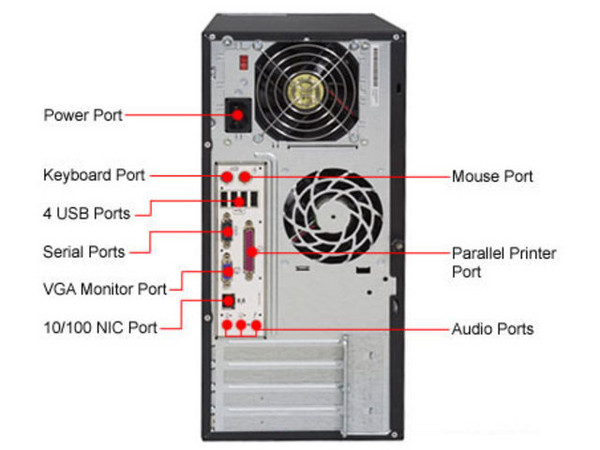 Computadora EVO D310, P4 a 1.8GHZ, 40GB, 128MB, 48X, LAN y WinXP Pro. No incluye Monitor.