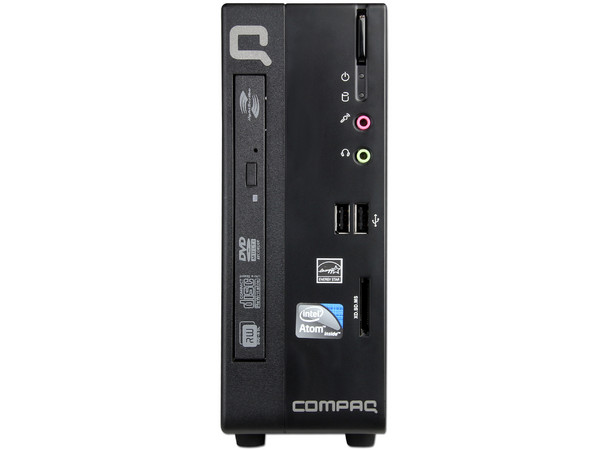 Mini Computadora Compaq Presario CQ1500LA, 
Procesador Intel Atom D510 (1.66GHz),
Memoria de 1GB DDR2, D.D. de 250GB,
SuperMulti DVD±R/RW Lightscribe, Red,
Windows 7 Starter,
Monitor LCD Widescreen de 15.6