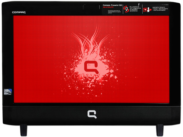 Computadora Compaq Presario All-in-One,
Procesador Intel Atom D410 (1.66GHz),
Memoria 1GB DDR2, D.D. de 160GB SATA,
Red 10/100 BaseT,
Linux Red Flag 6.0,
Monitor LCD Widescreen de 18.5