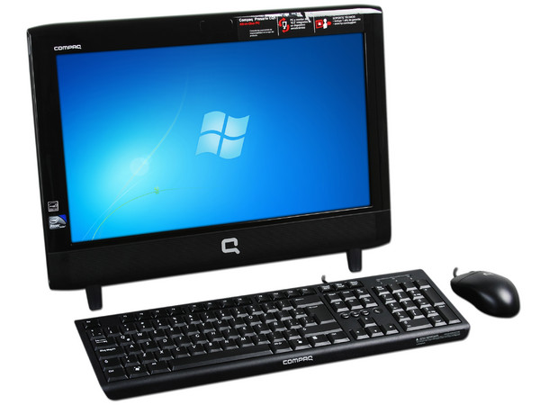 Computadora Compaq Presario All-in-One CQ1-1303LA,
Procesador Intel Atom D410 (1.66GHz),
Memoria 1GB DDR2, D.D. de 500GB,
Video Intel GMA 3150,
Red 10/100 BaseT, DVD±R/RW Lightscribe,
Windows 7 Starter,
Monitor LCD Widescreen de 18.5