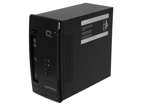 Mini Computadora Compaq Presario CQ2202LA,
Procesador Intel Atom 230 (1.6GHz),
Memoria de 2GB PC2-4200 DDR2,
D.D. de 250GB, SuperMulti DVD±R/RW,
Red, Módem, Windows Vista Starter,
No Incluye Monitor.