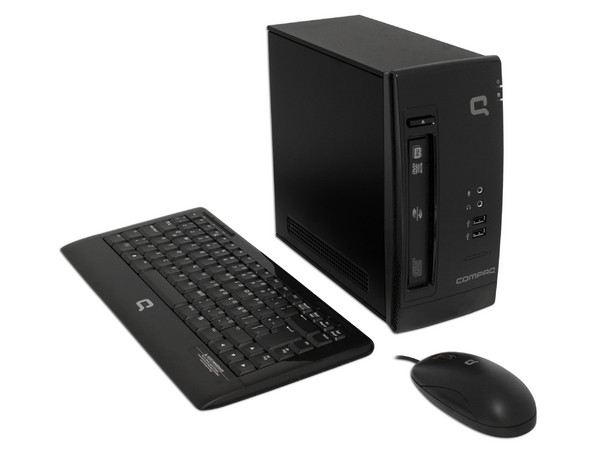 Mini Computadora Compaq Presario CQ2202LA,
Procesador Intel Atom 230 (1.6GHz),
Memoria de 2GB PC2-4200 DDR2,
D.D. de 250GB, SuperMulti DVD±R/RW,
Red, Módem, Windows Vista Starter,
No Incluye Monitor.