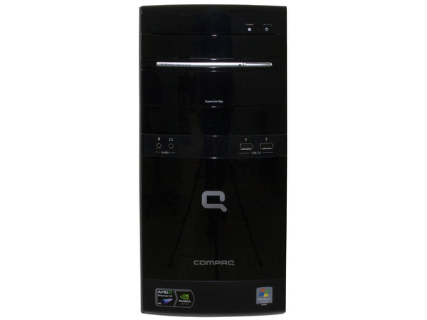 Computadora Compaq Presario CQ5118LA,
Procesador AMD Phenom X3 8400 (2.1Ghz),
Memoria de 2GB PC2-6400 DDR2,
D.D. de 320GB, SuperMulti DVD±R/RW,
Red, Módem, Windows Vista Home Basic,
No Incluye Monitor.