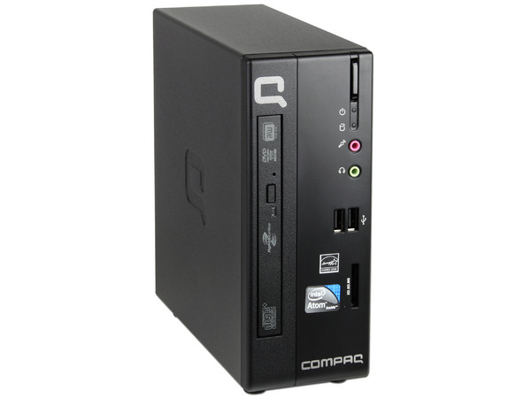 Mini Computadora Compaq Presario CQ1506LA, 
Procesador Intel Atom D525 (1.80GHz),
Memoria de 2GB DDR3, D.D. de 500GB,
SuperMulti DVD±R/RW DL LightScribe, Red,
Windows 7 Starter (32 bits),
No Incluye Monitor.