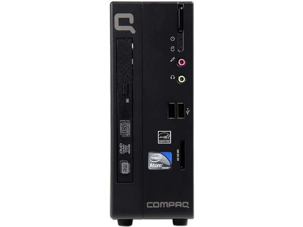 Mini Computadora Compaq Presario CQ1507LA, 
Procesador Intel Atom D525 (1.8 GHz),
Memoria de 2GB DDR3, D.D. de 500GB,
SuperMulti DVD±R/RW, Red, 
Windows 7 Starter (32 bits),
No Incluye Monitor.