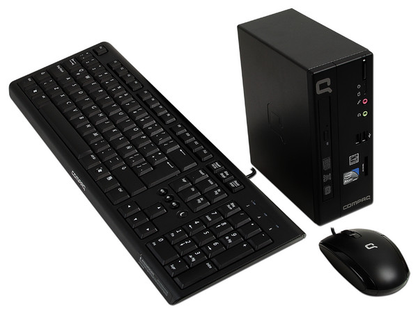 Mini Computadora Compaq Presario CQ1507LA, 
Procesador Intel Atom D525 (1.8 GHz),
Memoria de 2GB DDR3, D.D. de 500GB,
SuperMulti DVD±R/RW, Red, 
Windows 7 Starter (32 bits),
No Incluye Monitor.