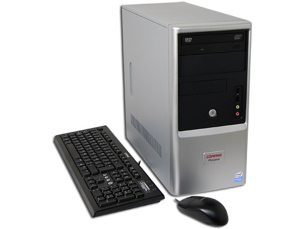Computadora Compaq Presario SG2002LA,
Procesador Intel Celeron D 360, 3.46 GHz,
Memoria 512MB PC2-3200 DDR,
D.D. de 160 GB Serial ATA, CD-RW / DVD-ROM Combo,
Red 10/100, Módem 56K, Sistema Operativo Linux,
No Incluye Monitor