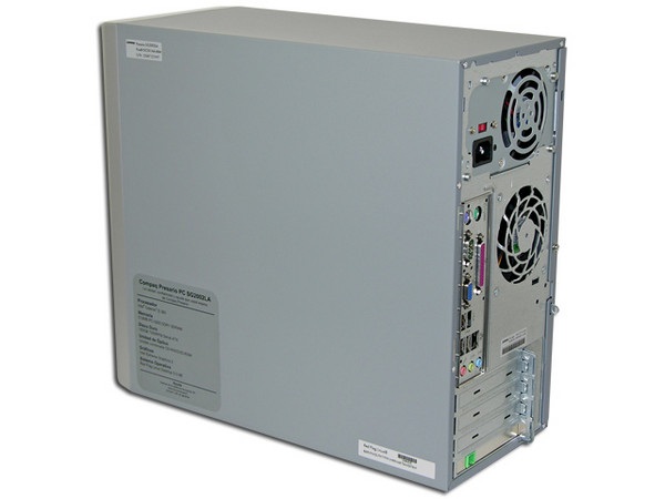 Computadora Compaq Presario SG2002LA,
Procesador Intel Celeron D 360, 3.46 GHz,
Memoria 512MB PC2-3200 DDR,
D.D. de 160 GB Serial ATA, CD-RW / DVD-ROM Combo,
Red 10/100, Módem 56K, Sistema Operativo Linux,
No Incluye Monitor