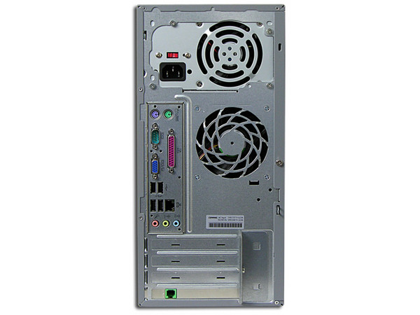 Computadora Compaq Presario SG2002LA,
Procesador Intel Celeron D 360, 3.46 GHz,
Memoria 512MB PC2-3200 DDR,
D.D. de 160 GB Serial ATA, CD-RW / DVD-ROM Combo,
Red 10/100, Módem 56K, Sistema Operativo Linux,
No Incluye Monitor
