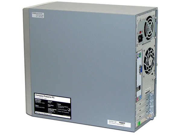 Computadora Compaq Presario SG2100LA,
Procesador AMD SempronTM 3600+ (2.0 GHz),
Memoria 256MB DDR2 PC2-5300,
D.D. de 80 GB Serial ATA, CD-RW,
Red 10/100, Módem 56K, Sistema Operativo Linux,
No Incluye Monitor