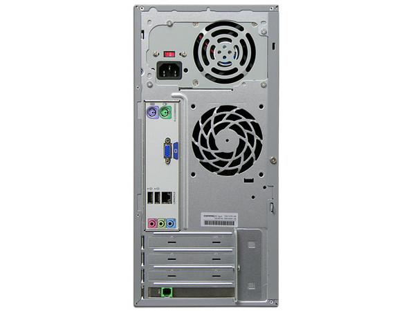 Computadora Compaq Presario SG2100LA,
Procesador AMD SempronTM 3600+ (2.0 GHz),
Memoria 256MB DDR2 PC2-5300,
D.D. de 80 GB Serial ATA, CD-RW,
Red 10/100, Módem 56K, Sistema Operativo Linux,
No Incluye Monitor