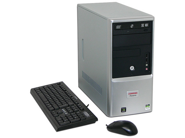 Computadora Compaq Presario SG2102LA,
Procesador AMD SempronTM 3600+, 2.0 GHz,
Memoria 512MB DDR2 PC2-5300,
D.D. de 160 GB Serial ATA, Super Multi DVD±R/RW,
Red 10/100, Módem 56K, Sistema Operativo Linux,
No Incluye Monitor