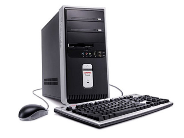 Computadora Compaq Presario SR1602LS,
Procesador AMD Sempron 3200+,
Memoria de 256MB PC3200 DDR,
D.D. de 40GB, Quemador CD-RW de 48X,
Red, Modem, No Incluye Sistema Operativo,
Sin Monitor.