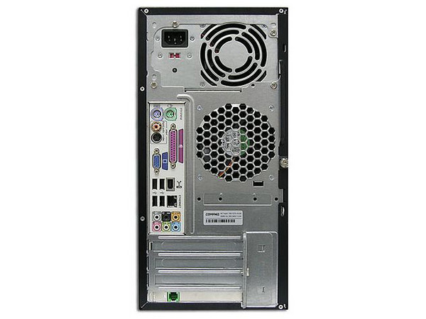 Computadora Compaq Presario SR2001LS,
Procesador Celeron D 352 a 3.2 GHz,
Memoria de 256MB PC2-4200 DDR2,
D.D. de 80GB, CD-RW de 48X,
Red, Módem, No Incluye Sistema Operativo,
No Incluye Monitor.
