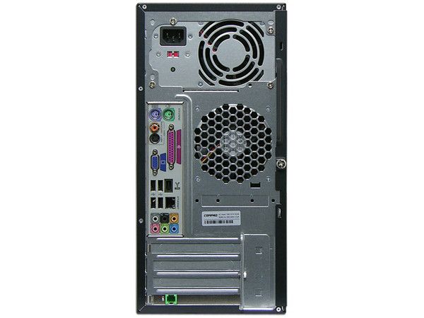 Computadora Compaq Presario SR2017LA,
Procesador Intel Pentium 4 524, 3.06GHz,
Memoria de 512MB PC2-4200 DDR2,
D.D. de 80GB, CD-RW / DVD-ROM Combo,
Red, Módem, Windows XP Home Original,
Sin Monitor.