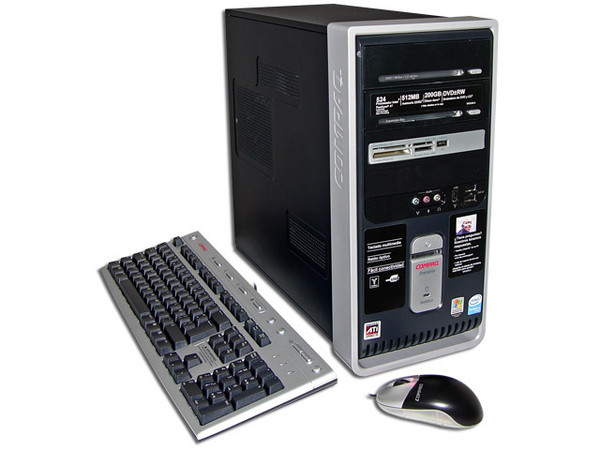 Computadora Compaq Presario SR2020LA,
Procesador Intel Pentium 4 524, 3.06 GHz,
Memoria de 512MB PC2-4200 DDR2,
D.D. de 200GB, DVD±R/RW Doble Capa,
Red, Módem, Windows XP Home Original,
Sin Monitor.