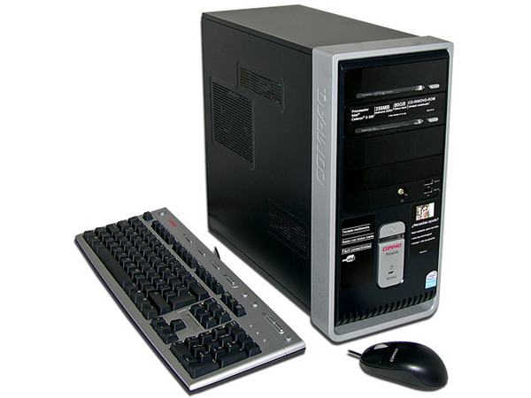 Computadora Compaq Presario SR2101LS,
Procesador Celeron D 356 a 3.33 GHz,
Memoria de 256MB PC2-4200 DDR2,
D.D. de 80GB, CD-RW / DVD-ROM Combo,
Red, Módem, No Incluye Sistema Operativo,
No Incluye Monitor.