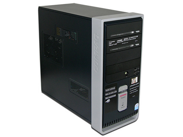 Computadora Compaq Presario SR2101LS,
Procesador Celeron D 356 a 3.33 GHz,
Memoria de 256MB PC2-4200 DDR2,
D.D. de 80GB, CD-RW / DVD-ROM Combo,
Red, Módem, No Incluye Sistema Operativo,
No Incluye Monitor.
