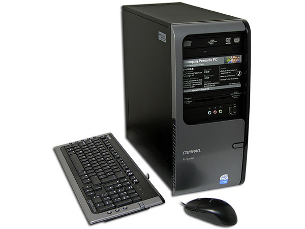 Computadora Compaq Presario SR5003LS,
Procesador Intel Pentium 4 641 HT (3.2 GHz),
Memoria 512MB (1 x 512) PC2-4200 DDR2,
D.D. de 160GB SATA, Super Multi DVD±R/RW LightScribe,
Red, Módem, No Incluye Sistema Operativo.
No Incluye Monitor