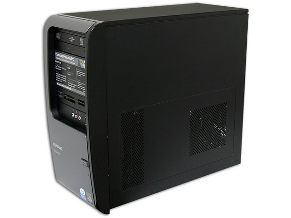 Computadora Compaq Presario SR5117LA,
Procesador Intel Pentium 4 641, 3.2 GHz,
Memoria 1 GB PC2-4200 DDR2,
D.D. de 250GB Serial ATA, Super Multi DVD±R/RW,
Red 10/100, Módem 56K, Windows Vista Home Basic,
No Incluye Monitor