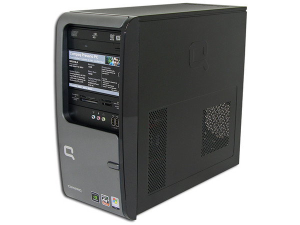Computadora Compaq Presario SR5215LA,
Procesador AMD Athlon 64 Modelo 3800+ de 2.4Ghz,
Memoria 1 GB PC2-5300 DDR2,
D.D. de 160GB, Super Multi DVD±R/RW,
Red 10/100, Módem 56K, Windows Vista Home Basic,
No Incluye Monitor.