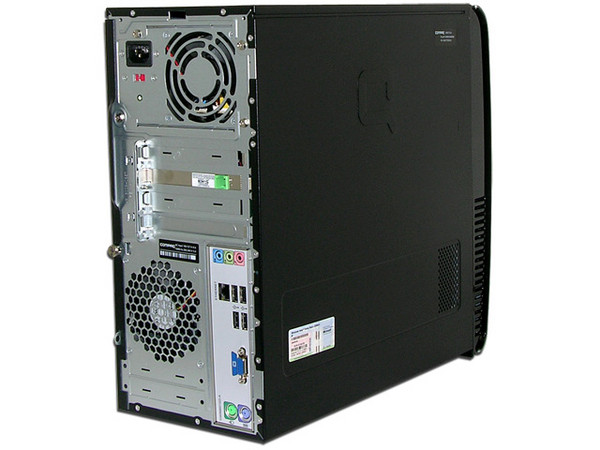 Computadora Compaq Presario PC SR5217LA,
Procesador Intel Dual-Core E2140 (1.6 GHz),
Memoria de 1GB PC2-4200 DDR2,
D.D. de 250GB, DVD±R/RW LightScribe,
Red, Módem, Windows Vista Home Basic,
No Incluye Monitor.