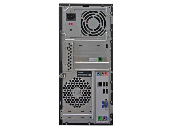 Computadora Compaq Presario SR5317LA,
Procesador Intel Pentium Dual-Core E2140 (1.6GHz),
Memoria de 1GB PC2-5300 DDR2,
D.D. de 320GB, DVD±R/RW LightScribe,
Red, Módem, Windows Vista Home Basic,
No Incluye Monitor.