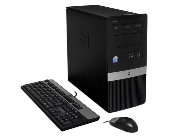 Computadora Compaq dx2400,
Procesador Intel Pentium E5300 (2,6 GHz),
Memoria de 1GB PC2-6400 DDR2,
D.D. de 320GB, SuperMulti DVD±R/RW,
Red, Módem, No incluye Sistema Operativo,
No Incluye Monitor.