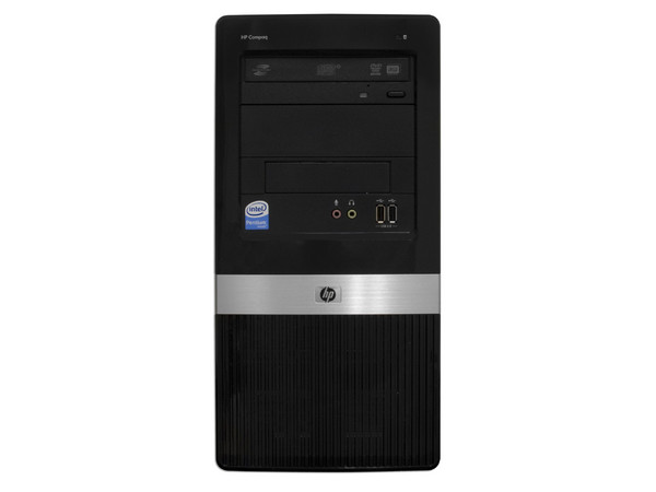 Computadora Compaq dx2400,
Procesador Intel Pentium E5300 (2,6 GHz),
Memoria de 2GB PC2-6400 DDR2,
D.D. de 320GB, SuperMulti DVD±R/RW,
Red, Módem, Windows Vista Business,
No Incluye Monitor.