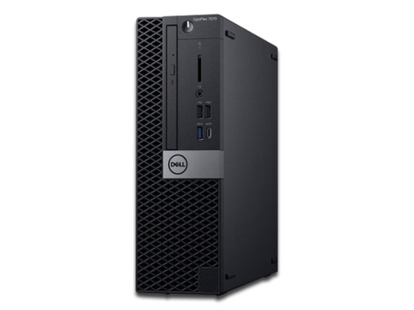 Desktop DELL Optiplex 7070 SFF,
Procesador Intel 9500 (hasta 4.40 GHz),
Memoria de 8GB DDR4,
Disco Duro de 1TB,
Video HD Graphics 630,
S.O. Windows 10 Pro (64 Bits).